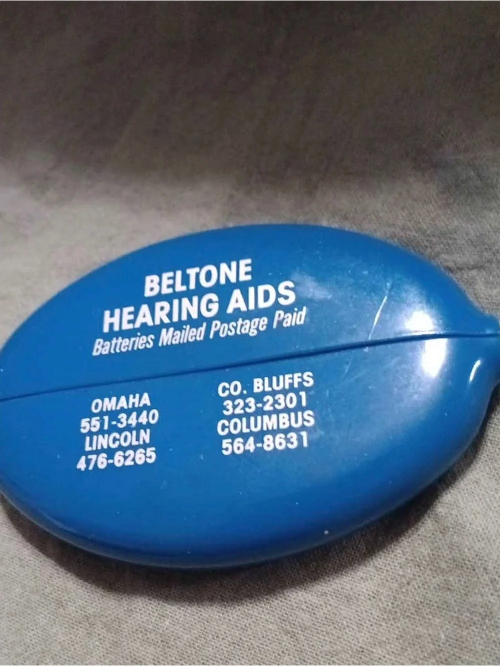 Vintage promotional coin-holder